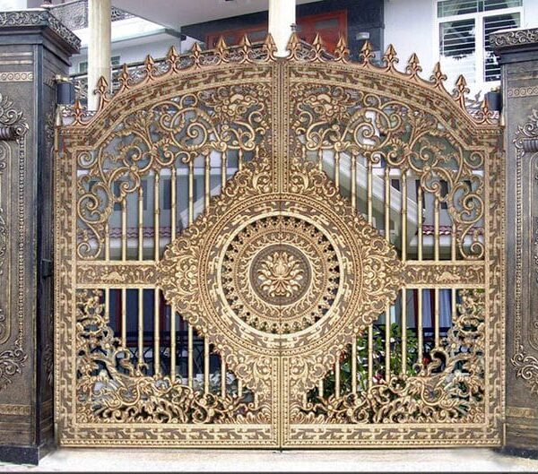 Cổng nhôm đúc nghệ thuật BG289