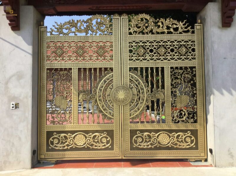 Cổng nhôm đúc BG131