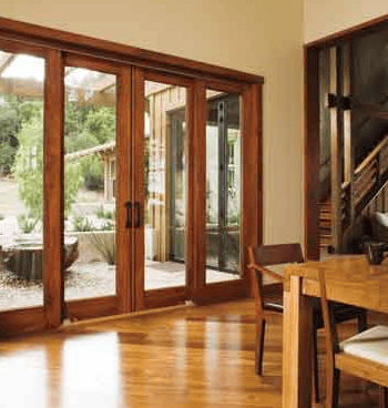 Cửa nhôm vân gỗ đẹp BG01