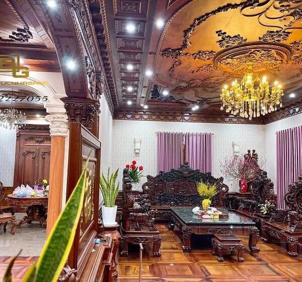 Mẫu trần gỗ biệt thự đẹp nhất_Bùi Gia