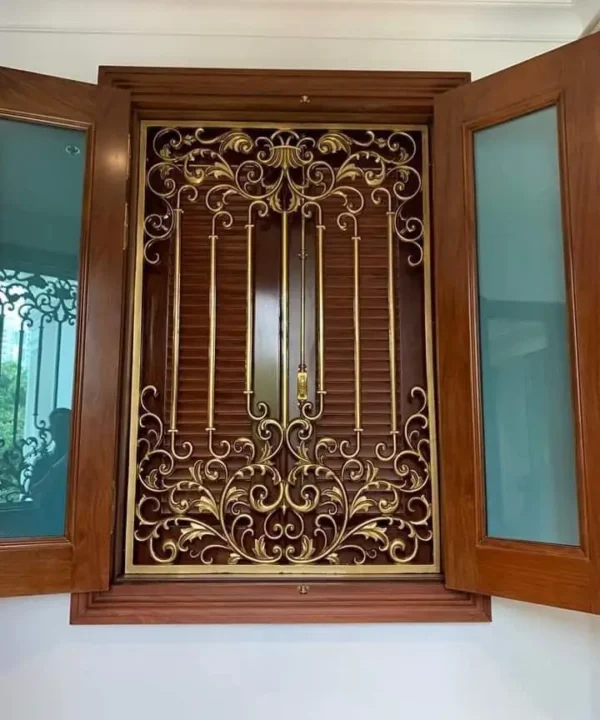 Bông gió cửa sổ nhôm đúc