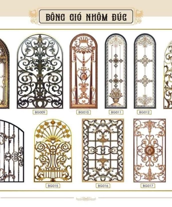 bong gió cửa sổ nhôm đúc