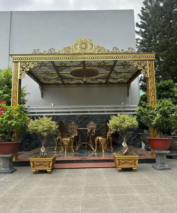 Giàn nắng nhôm đúc Kiến trúc Bùi Gia